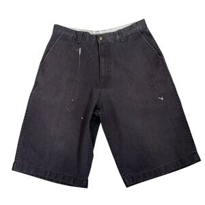 Vintage 90s Solo Semore County Skater Shorts Mens 33 Paint Splatter Workwear USA